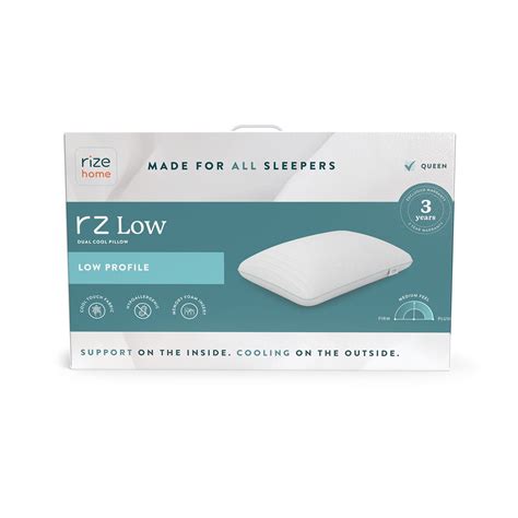 Rize - Rize Dual Cool Pillow Low Profile