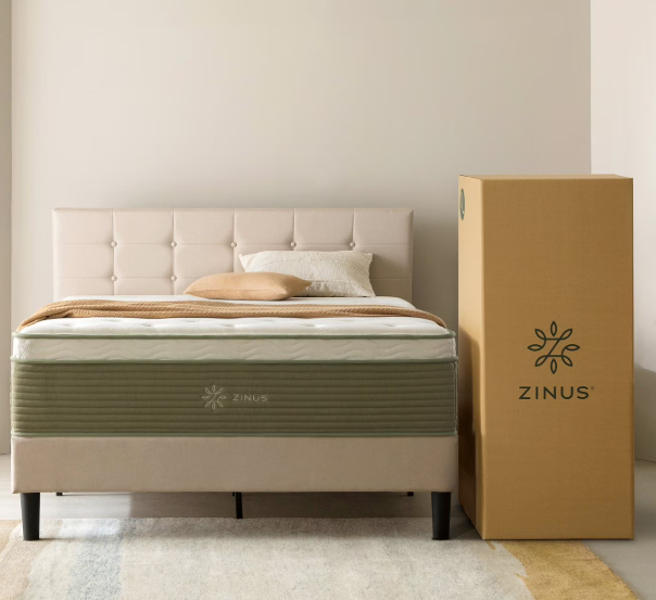 Zinus - 14" Hybrid Cal King